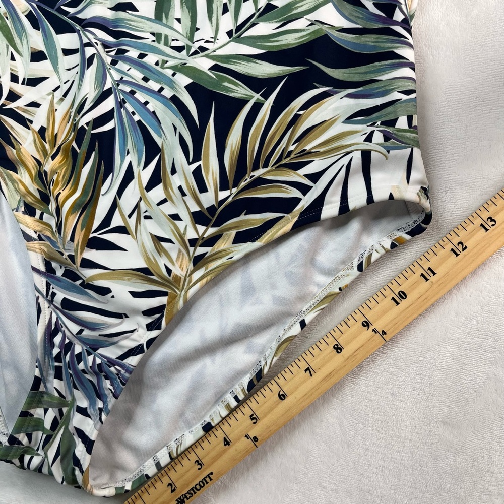 NWT HURLEY XL Womens Swim 1-Piece Tropical Green UPF 50+ - Picture 8 of 13